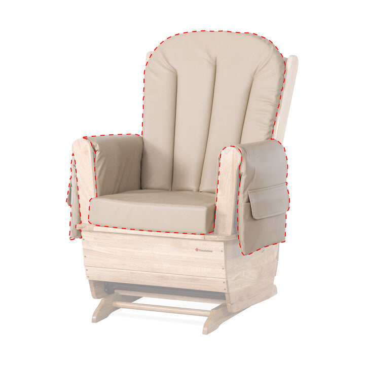 Replacement vinyl cushion for the SafeRocker rocker
