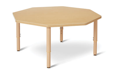 Table octogone à hauteur ajustable Jonti-Craft Purpose+