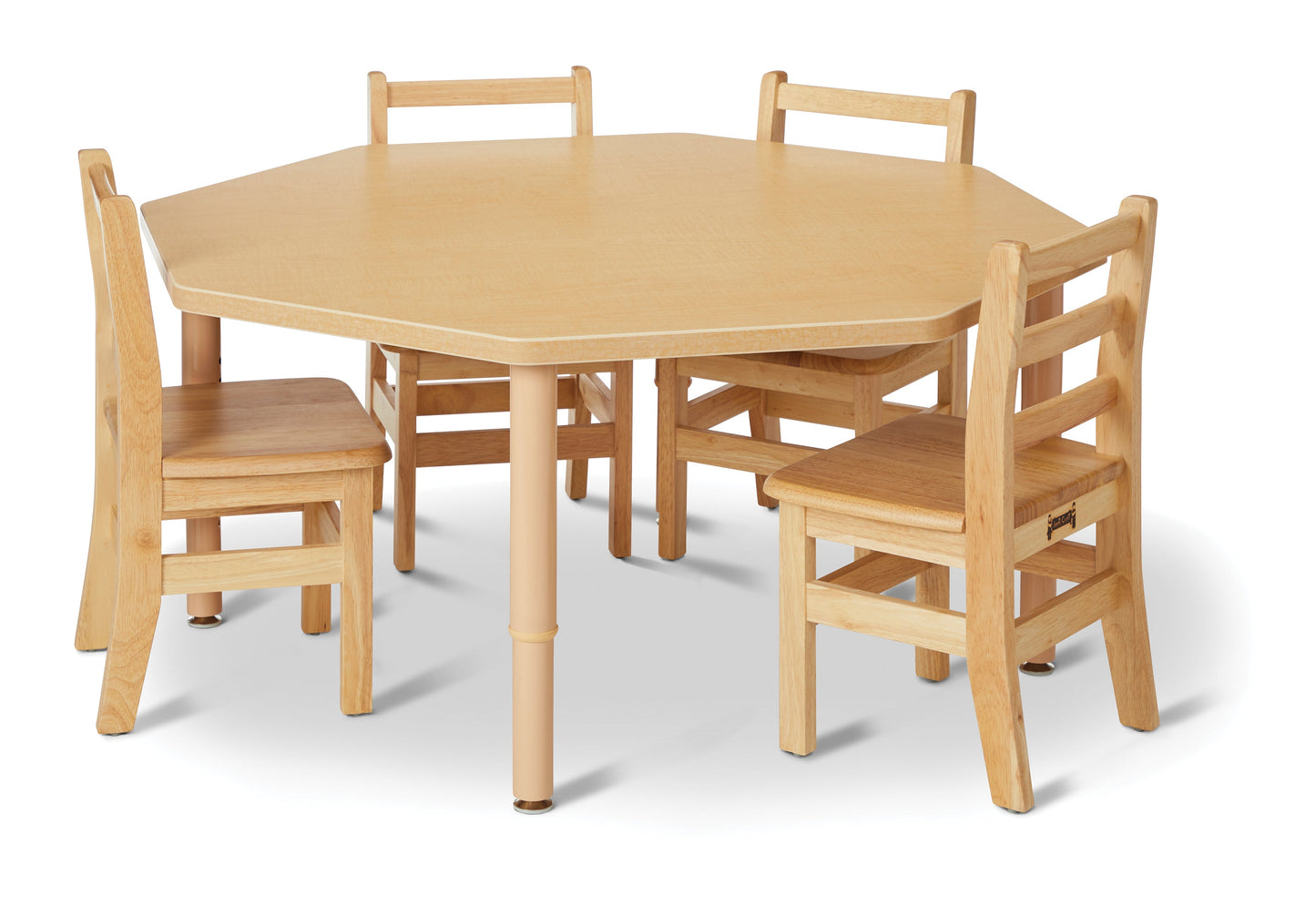 Table octogone à hauteur ajustable Jonti-Craft Purpose+