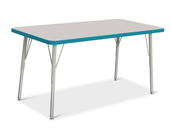 Table scolaire rectangle - modèle économique