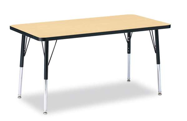 Table scolaire rectangle - modèle économique