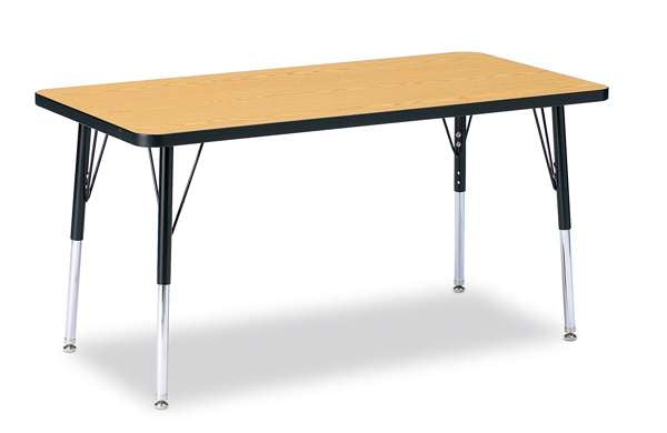 Table scolaire rectangle - modèle économique