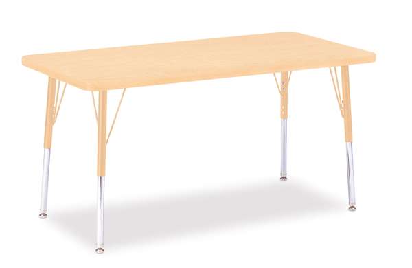Table scolaire rectangle - modèle économique