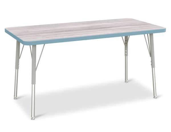 Table scolaire rectangle - modèle économique