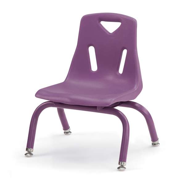Berries® Stacking Chairs with Powder Coated Legs - 5 Sizes Available