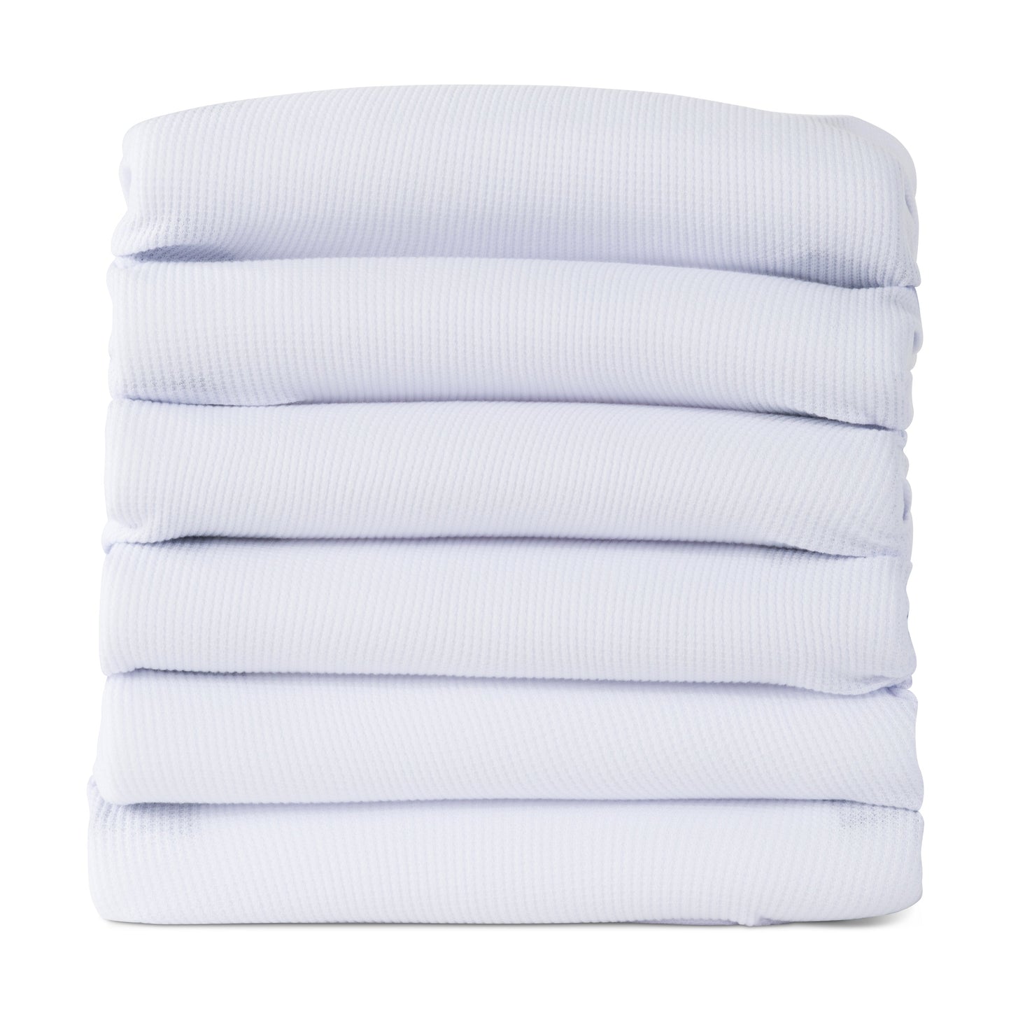 ThermaSoft™ 100% Cotton Knit Thermal Blankets - 6 Pack