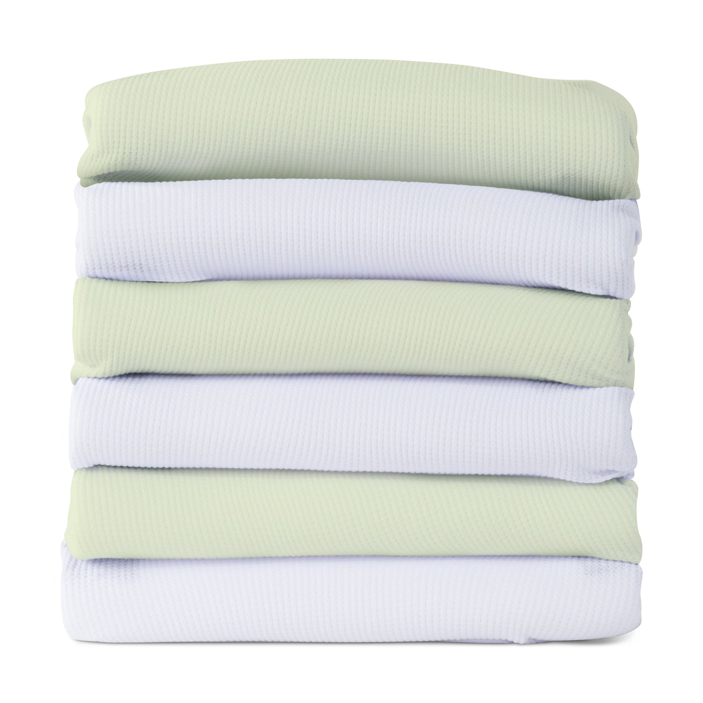 ThermaSoft™ 100% Cotton Knit Thermal Blankets - 6 Pack