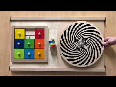 Rails d'installation pour jouet mural