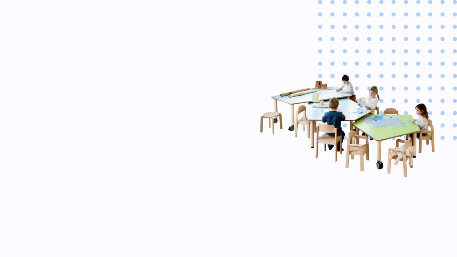 Tables d'activité pour garderie et CPE – Camoli Distribution