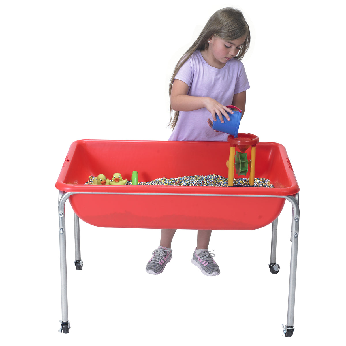 Table sensorielle mobile avec couvercle 24 po Children's Factory