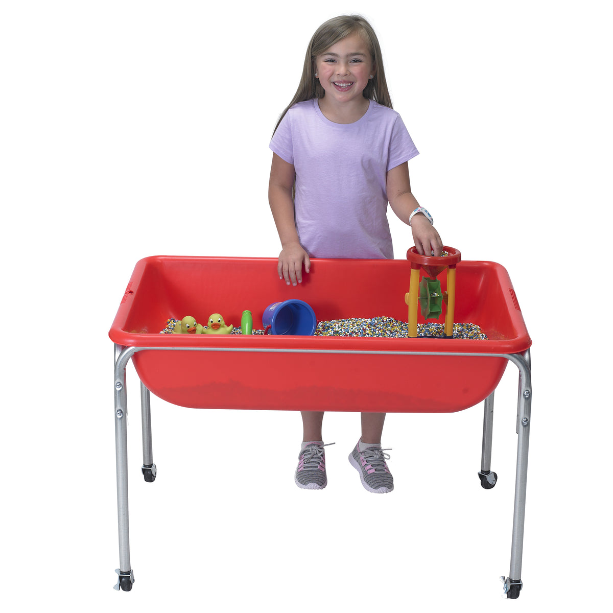 Table sensorielle mobile avec couvercle 24 po Children's Factory