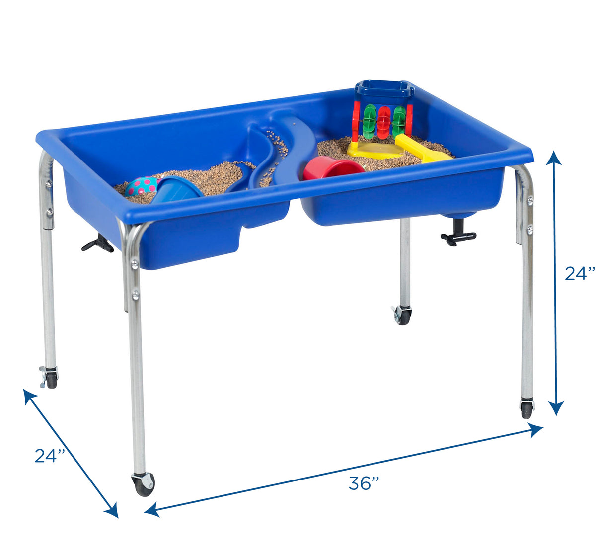 Table sensorielle Neptune avec couvercle 24 po Children's Factory