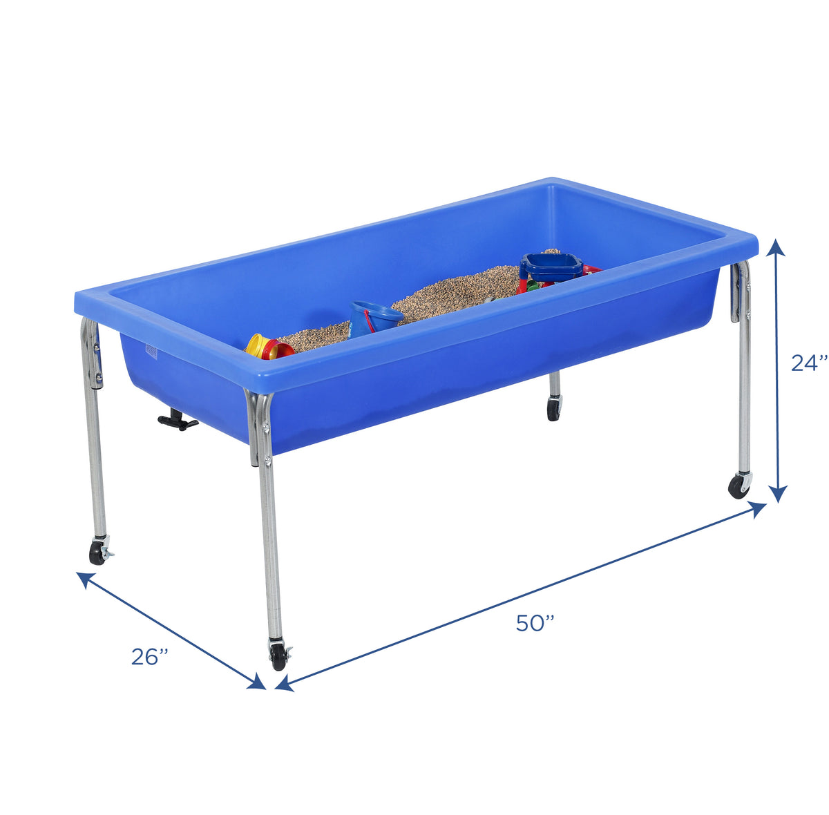 Table sensorielle grand format avec couvercle 24 po Children's Factory