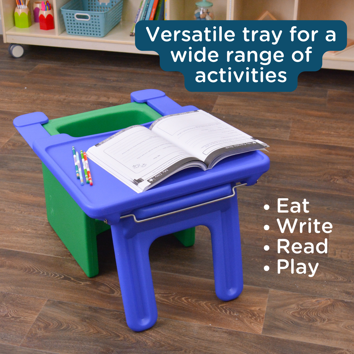 Tablette Edu-Tray pour chaise cube Children's Factory