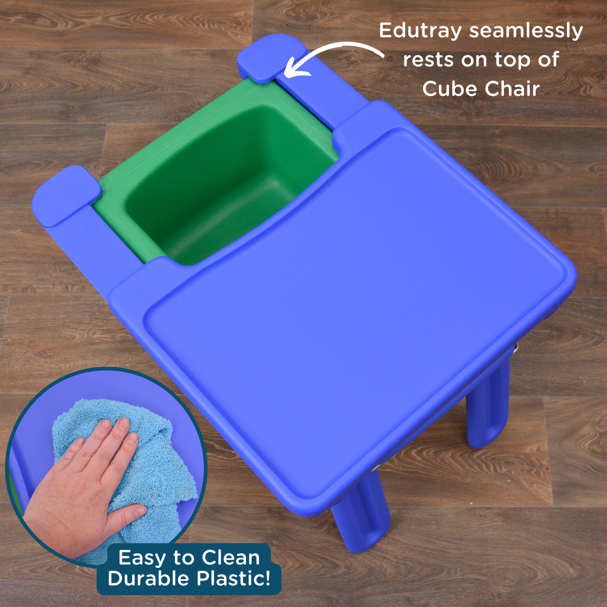 Tablette Edu-Tray pour chaise cube Children's Factory