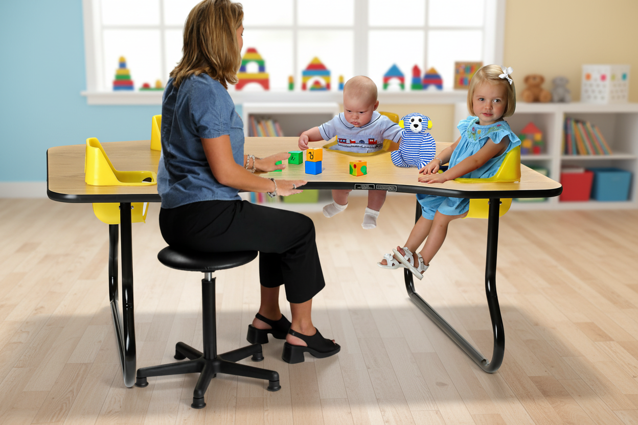 4 seater baby table