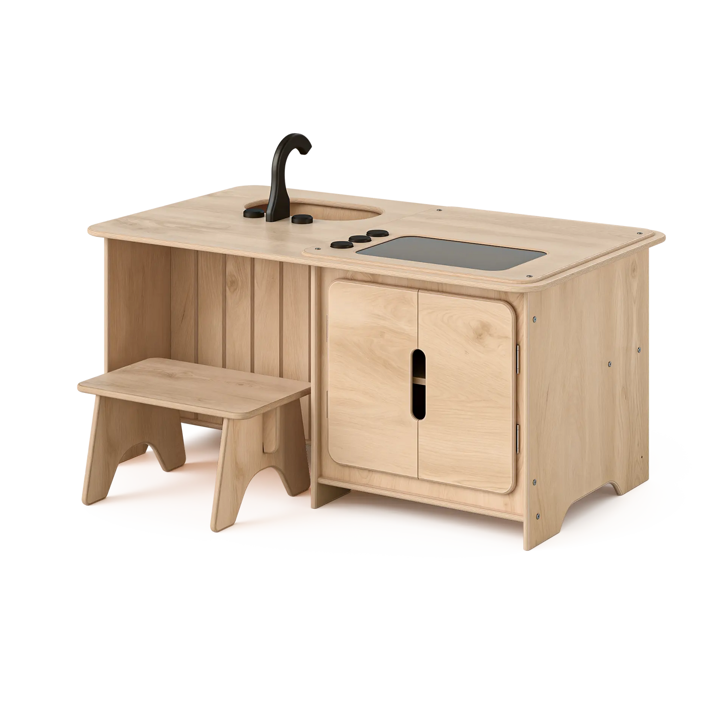 Cuisine îlot en bois – Jeu symbolique de groupe