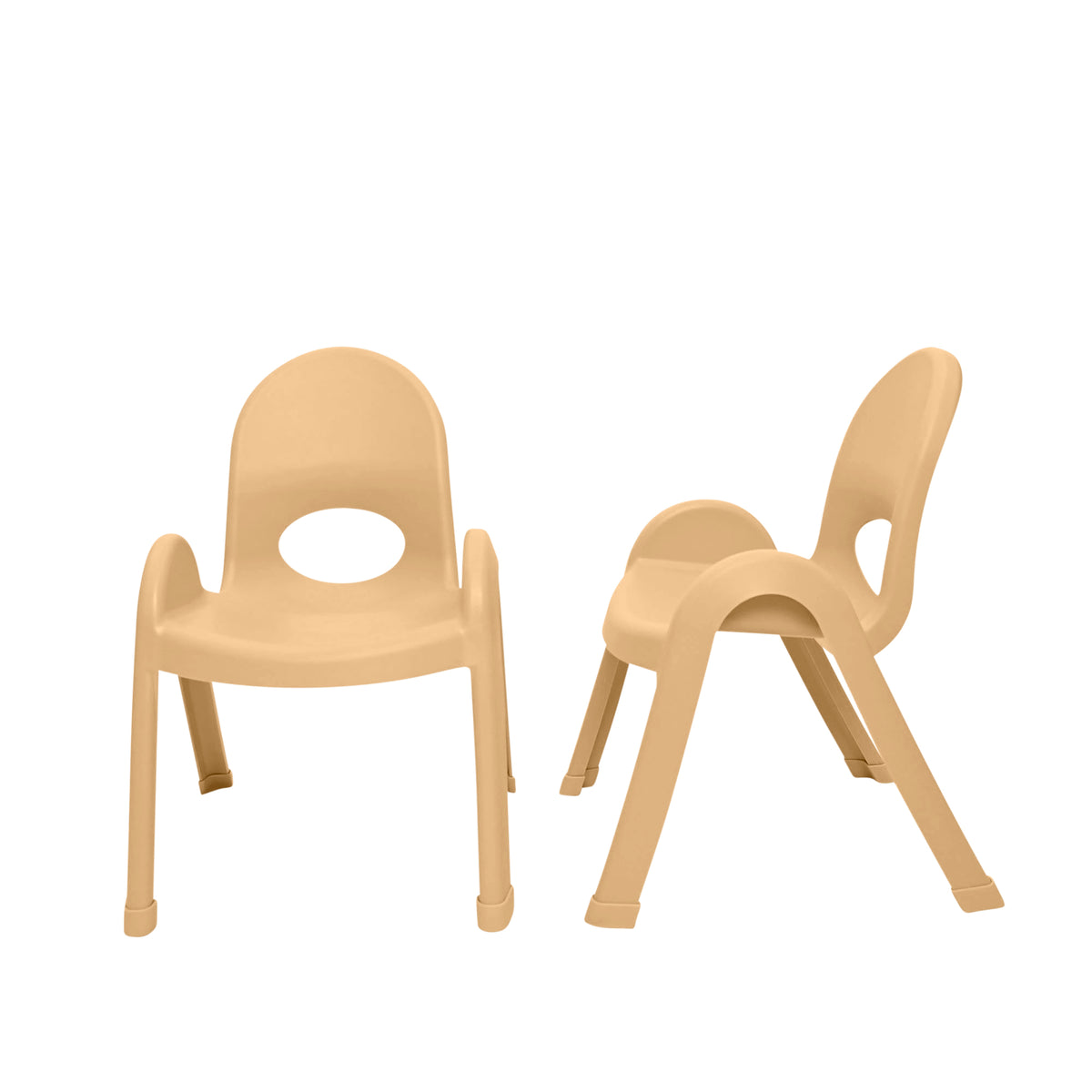 Chaise empilable assise 11 po Value Stack Children's Factory