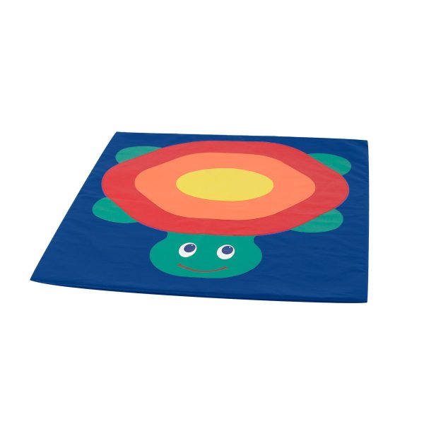 Tapis en mousse en forme de tortue, 60 x 48 po, 1 po d'épaisseur