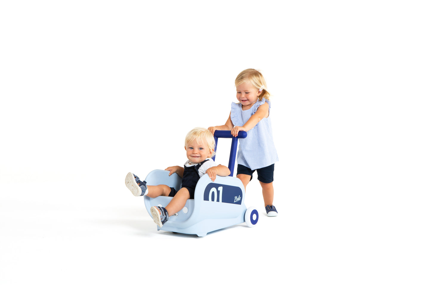 Chariot Italo ITALTRIKE® - Bleu, Rouge ou Jaune