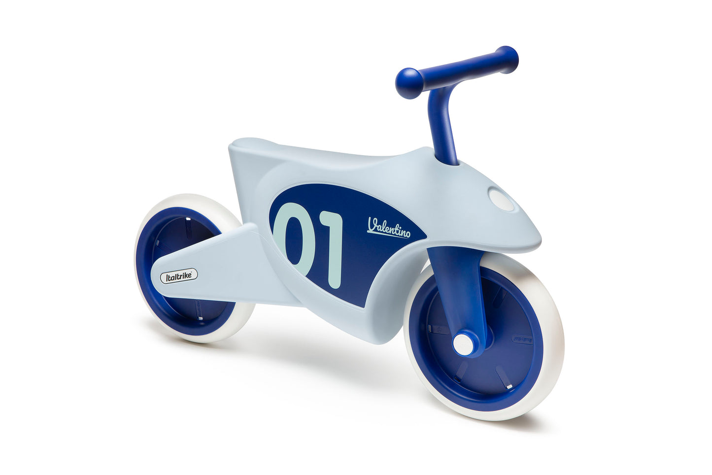 Vélo d'équilibre Valentino ITALTRIKE® - Bleu, Rouge ou Jaune