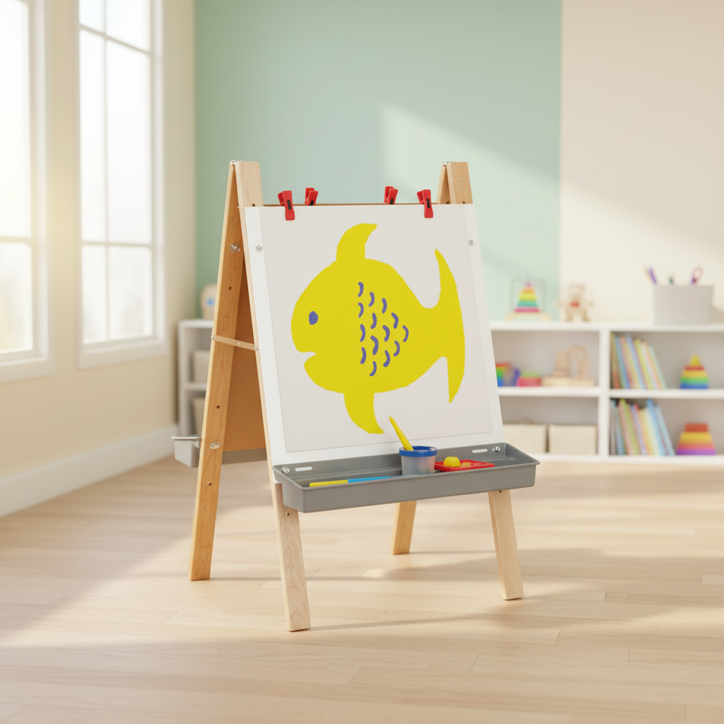 Double easel for toddlers