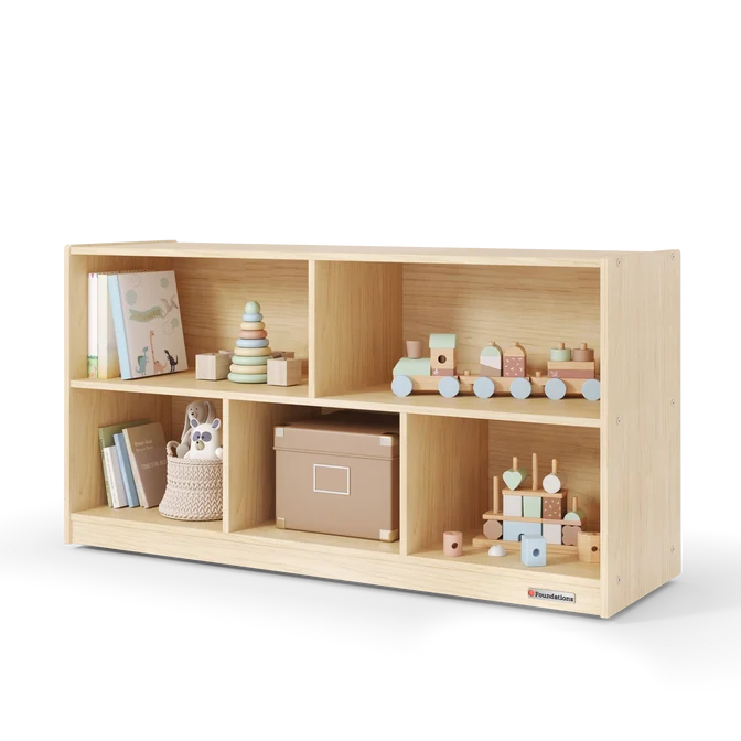 Étagère de rangement mobile à casiers – 5 cases