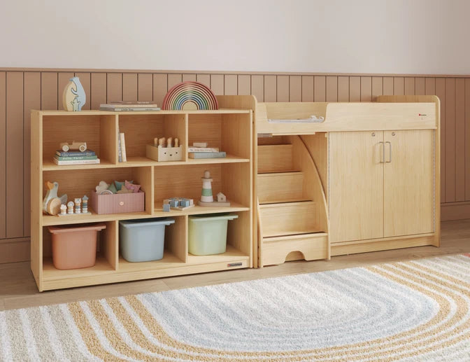 Étagère de rangement mobile à casiers – 8 cases