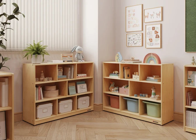 Étagère de rangement mobile à casiers – 8 cases
