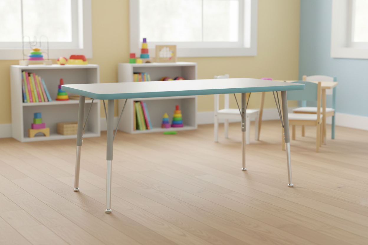 Rectangular school table - economical model