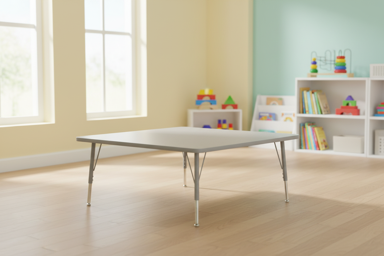 Square school table - Economic model