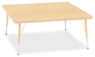 Table scolaire carrée - Érable 48" x 48"