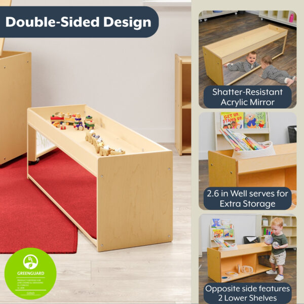 Rangement bambin avec dos miroir Children's Factory