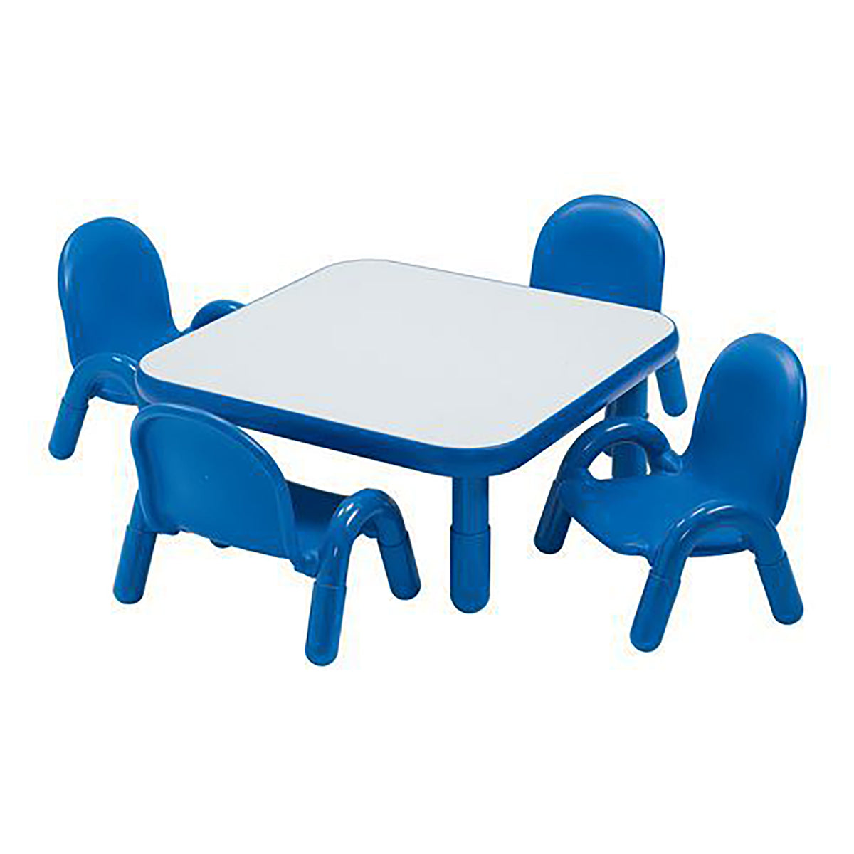 Ensemble table carrée 30 po et 4 chaises BaseLine Children's Factory