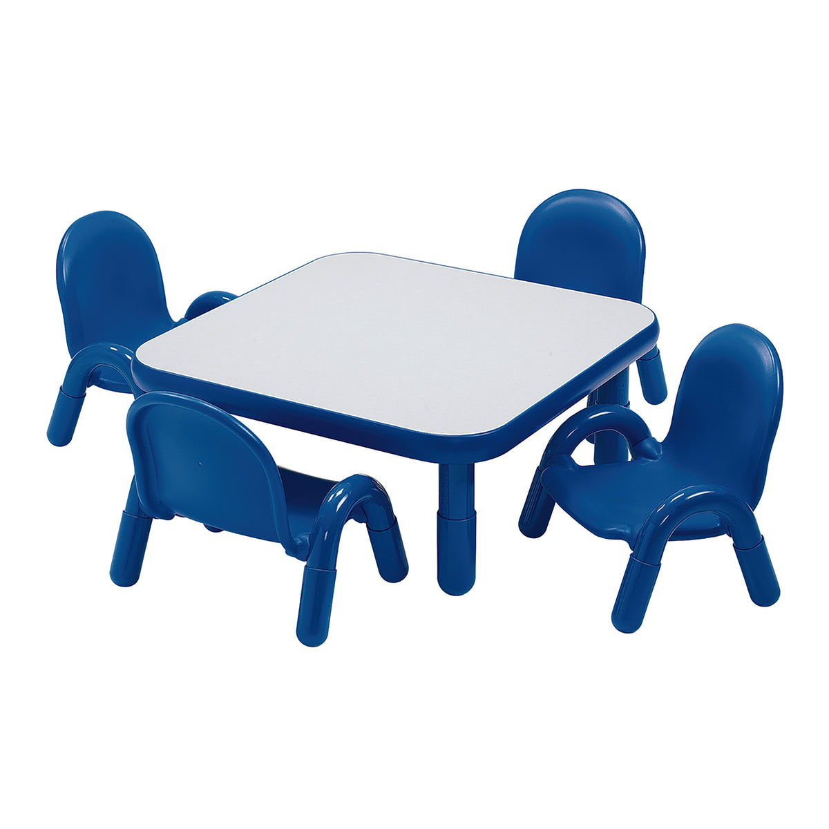 Ensemble table carrée 30 po et 4 chaises BaseLine Children's Factory