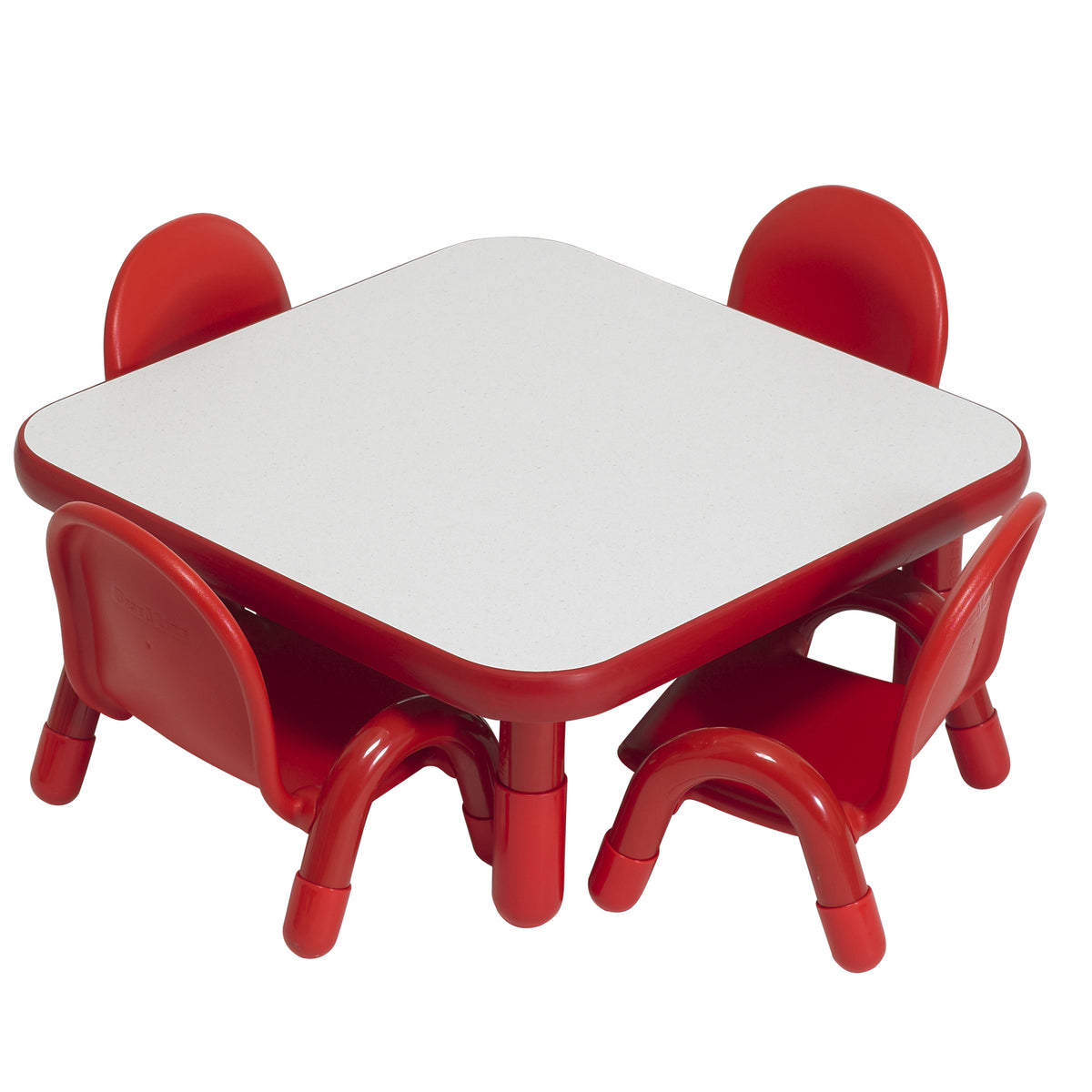 Ensemble table carrée 30 po et 4 chaises BaseLine Children's Factory