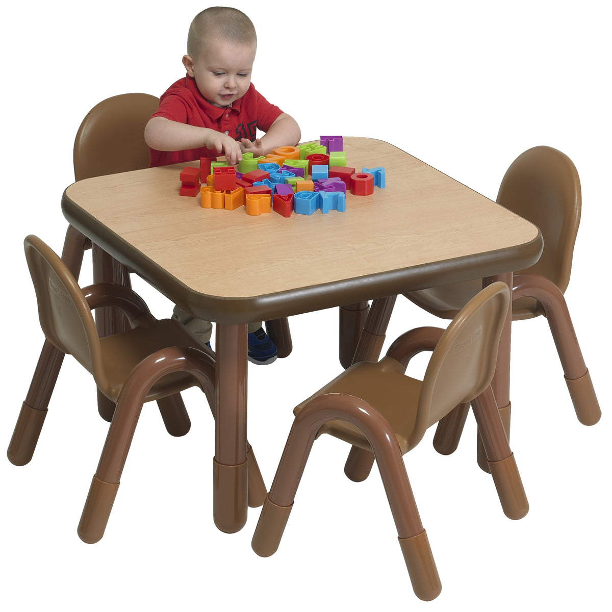 Ensemble table carrée 30 po chaises 11 po BaseLine Children's Factory