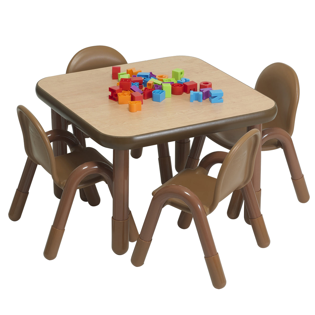 Ensemble table carrée 30 po chaises 11 po BaseLine Children's Factory