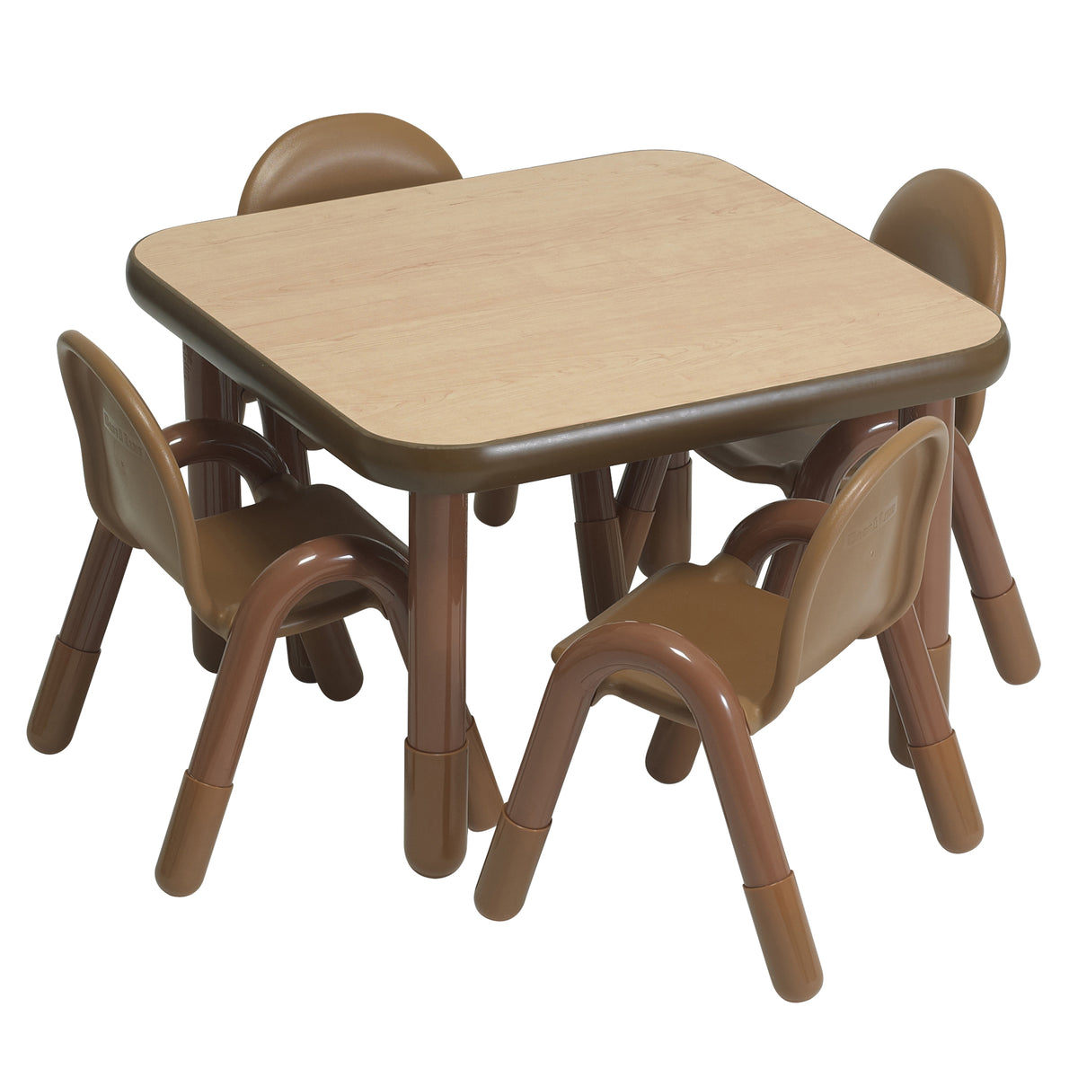 Ensemble table carrée 30 po chaises 11 po BaseLine Children's Factory