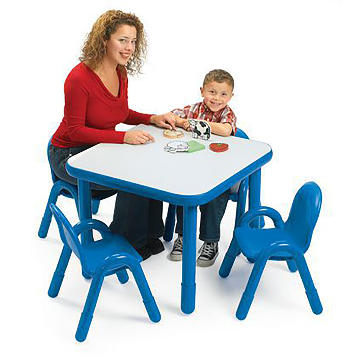 Ensemble table carrée 30 po chaises 11 po BaseLine Children's Factory