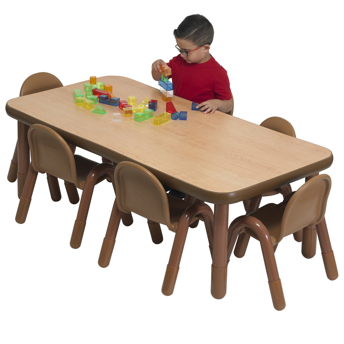 Ensemble table et chaises bambins 60 x 30 po BaseLine Children's Factory