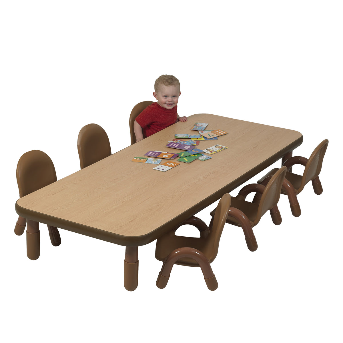 Ensemble table 72 x 30 po et chaises BaseLine Children's Factory