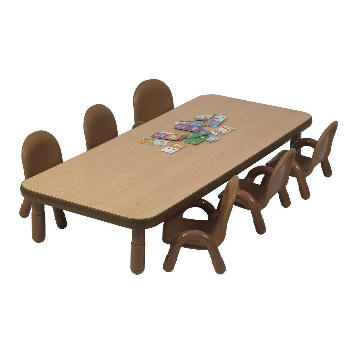 Ensemble table 72 x 30 po et chaises BaseLine Children's Factory