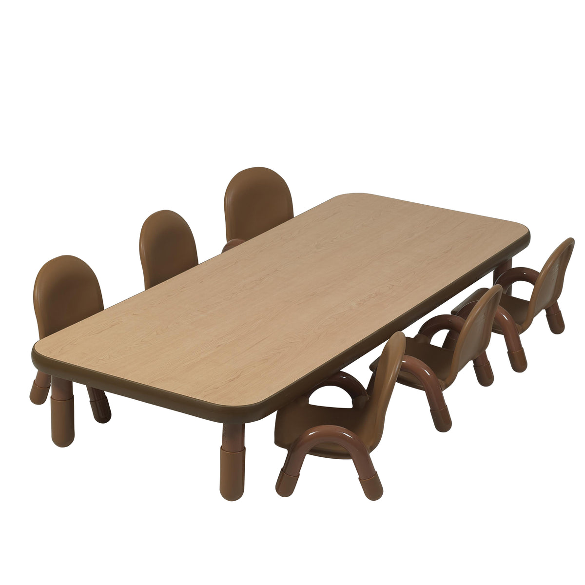Ensemble table 72 x 30 po et chaises BaseLine Children's Factory