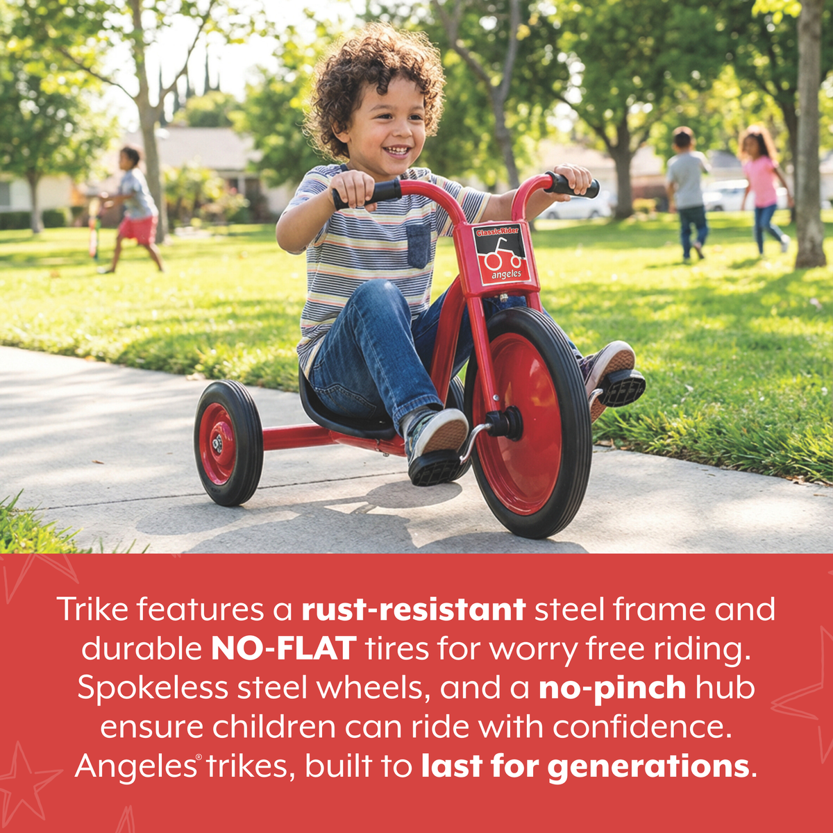 Tricycle Super Cycle 14 po ClassicRider Children's Factory