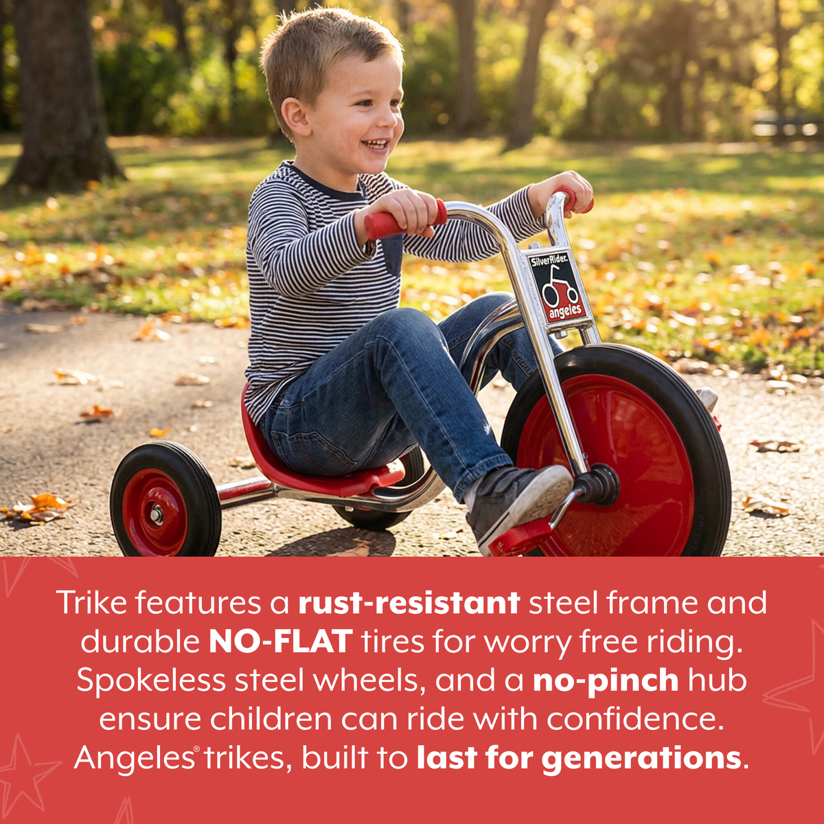 Tricycle Super Cycle 14 po SilverRider Children's Factory