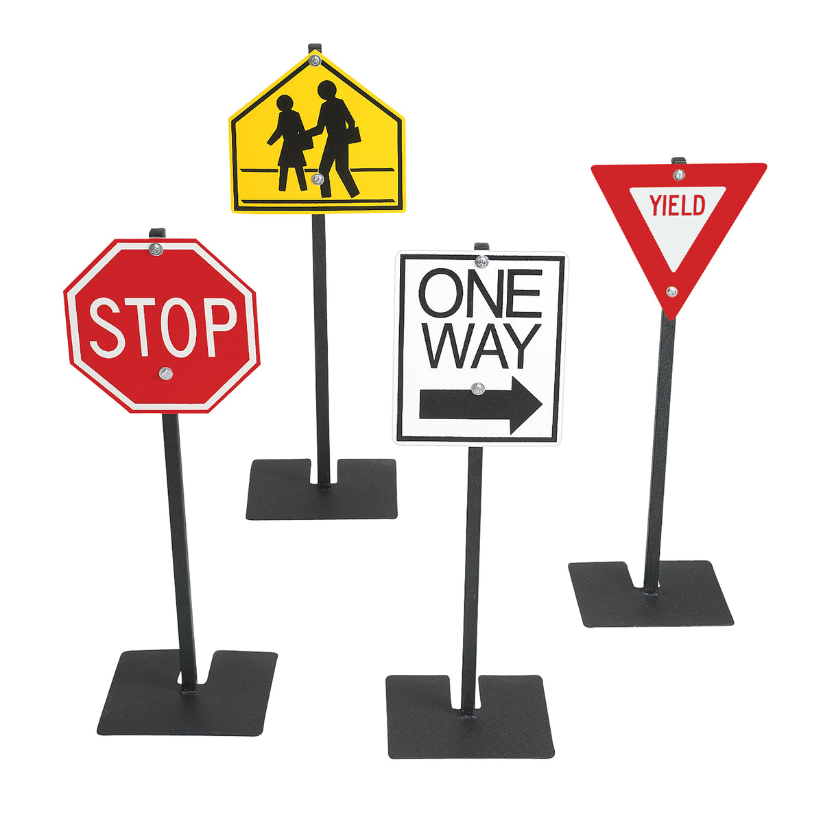 Ensemble 4 panneaux de signalisation Angeles Children's Factory