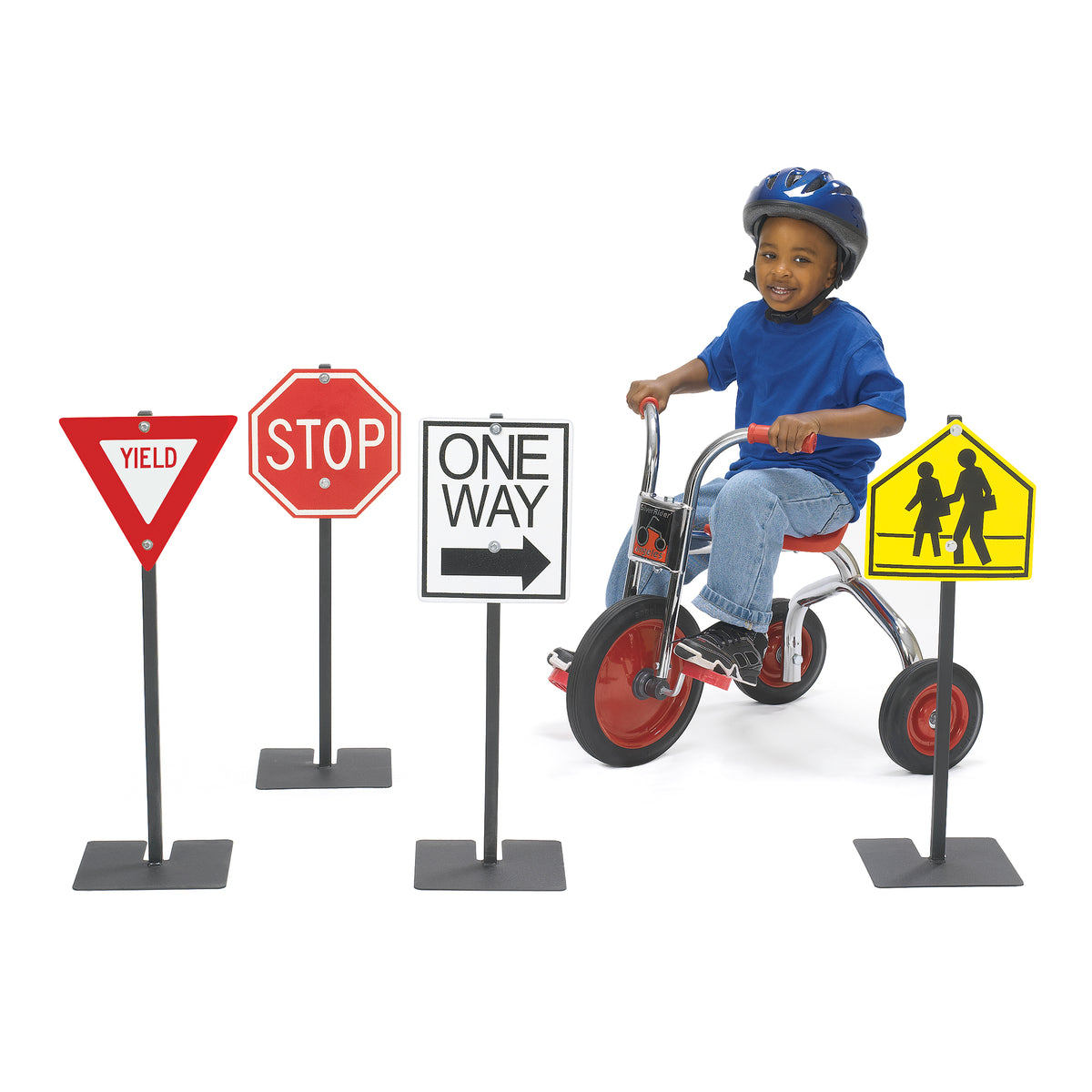 Ensemble 4 panneaux de signalisation Angeles Children's Factory