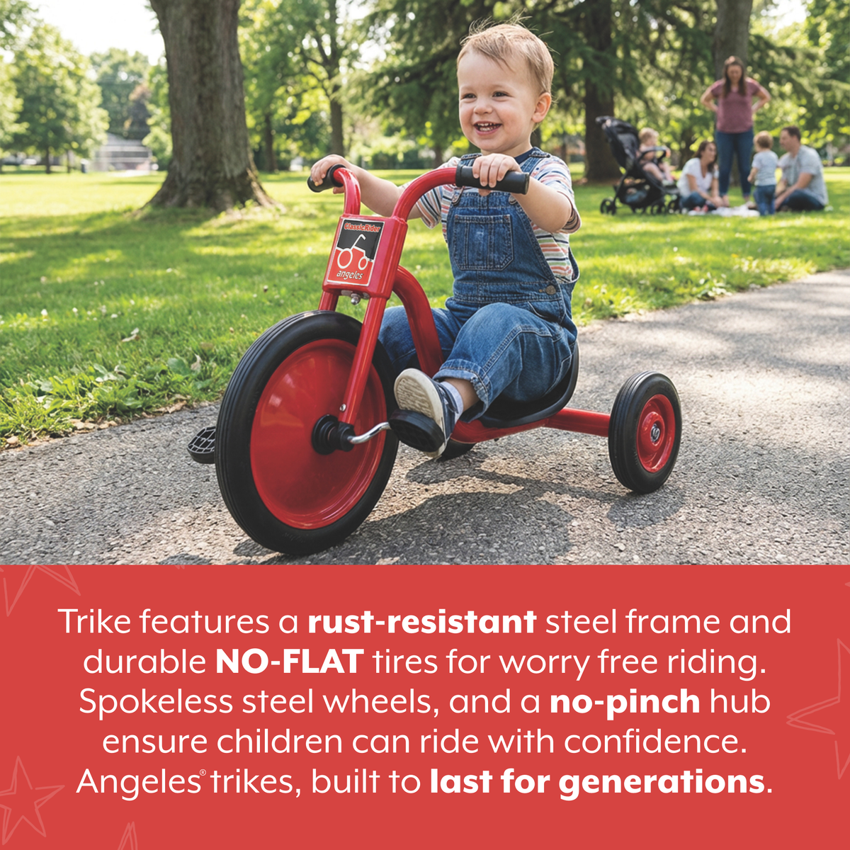 Tricycle Pedal Pusher LT 10 po ClassicRider Children's Factory