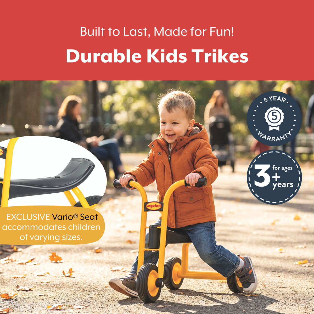 Mini tricycle-poussette 8 po MyRider Children's Factory